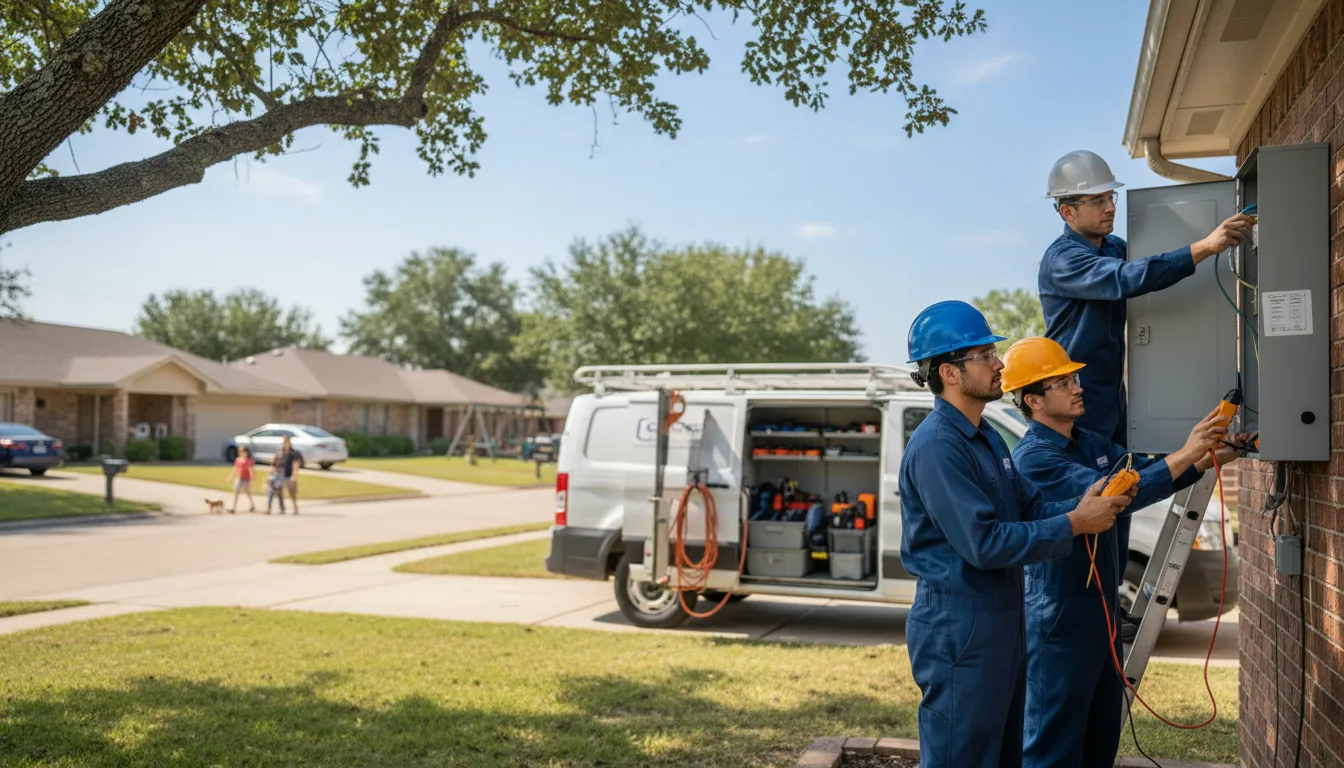 Certified electrician providing emergency electrical services in Ramona, KS